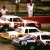 #21 Buddy Baker #11 Darrell Waltrip #28 Cale Yarborough 1983 Gabriel 400 @ Michigan International Speedway