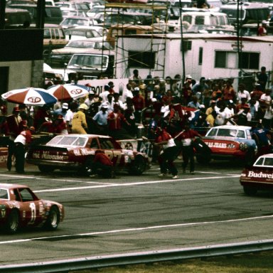 #44 Terry Labonte #27 Tim Richmond #1 Lake Speedt 1983 Gabriel 400 @ Michigan International Speedway