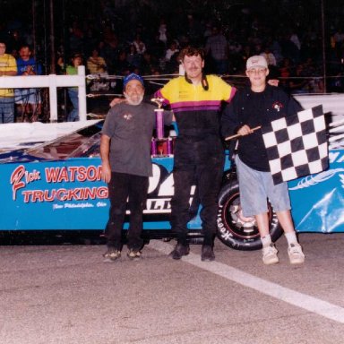 Feature Win (#282), Main Event Qualifier 100 Lap, Midvale Speedway, Aug 12, 2000