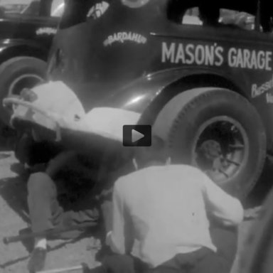 The Masons Garage cars Starkey  Speedway 1963