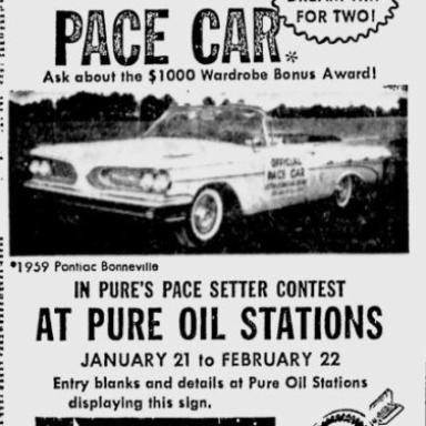 Be Sure - Win Pace Car