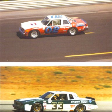 #02 Mark Martin & #33 Harry Gant