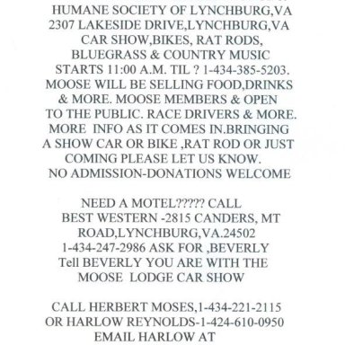 715 Moose Lodge car show
