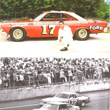 #17 David Pearson & #12 Harry Gant,#72 Joe Millikan