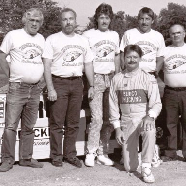 1990 Car #21 Team Photo, Shadybowl Speedway