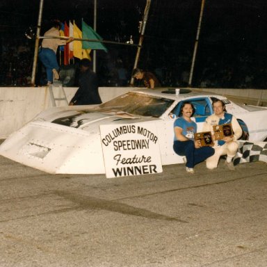 Feature Win (#92), 100 Lap Firecracker, Columbus Motor Speedway, July 7, 1985