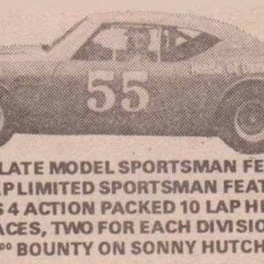 SOUTHSIDE SPEEDWAY ADVERTISEMENT PHOTO 1B FRIDAY AUG.13,1971 RICHMOND NEWS LEADER