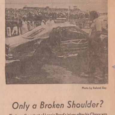 RICHMOND NEWS LEADER,MON.,AUG.5,1974 ONLY A BROKEN SHOULDER