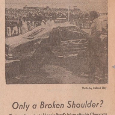 RICHMOND NEWS LEADER,MON.,AUG.5,1974 ONLY A BROKEN SHOULDER
