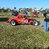 Ray Hendrick Memorial Car warming up