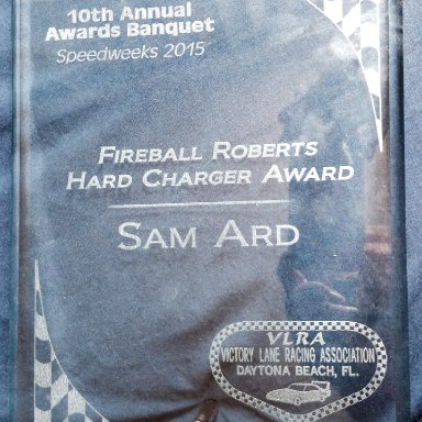 Fireball Roberts Award to Sam Ard