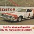 WINSTON NUMBER 1 SHOW CAR 1976 MERCURY COUGAR POST CARD OO5A FRONT