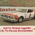 WINSTON NUMBER 1 SHOW CAR 1976 MERCURY COUGAR POST CARD OO5A FRONT