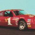 WINSTON CUP SERIES NUMBER 1 SHOW CAR FORD THUNDERBIRD POST CARD OO6C LEFT