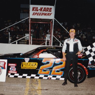 Feature Win (#278), Kil-Kare Speedway, 30 Lap, May 12, 2000