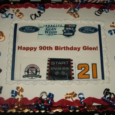 Glen Wood 90 Birthday Cake