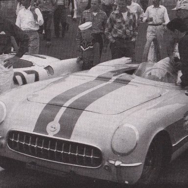 1950'S T- BIRD AND CORVETTES RACING AT MARTINSVILLE SPEEDWAY 500 - 04