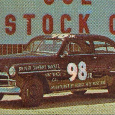 0002 #98JR. JOHNNY MANTZ,OWNER HUBERT WESTMORELAND 1950 PLYMOUTH