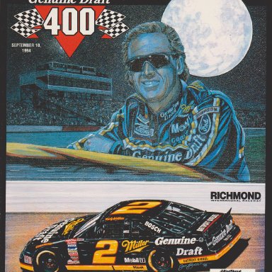 MILLER GENUINE DRAFT 400 RACE PROGRAM, SEPTEMBER 10, 1994