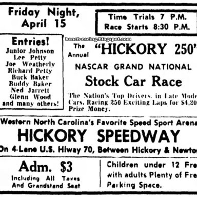 1960 Hickory 250