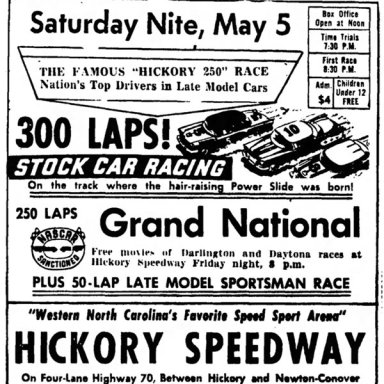 1962 Hickory 250 - Jack Smith