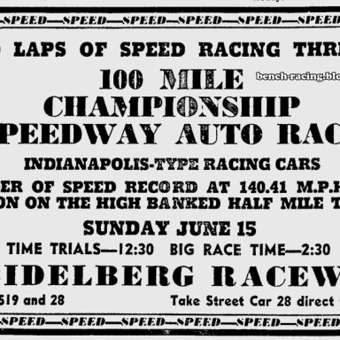 June 15, 1952 Heidelberg Raceway