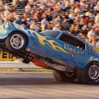 king rat funny car wheelie