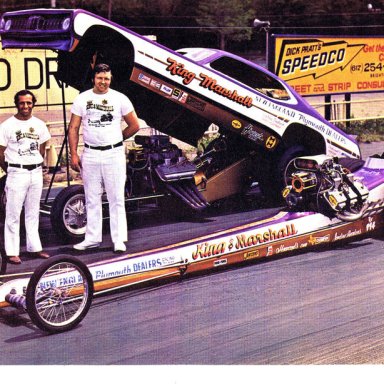 king & marshall dragster and funny car