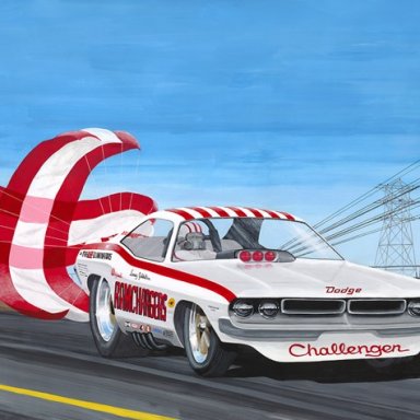 ramchargers funny car art