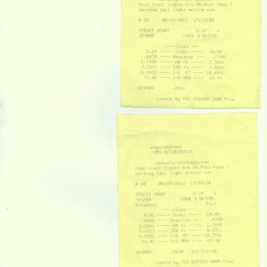 Skyview Drags eliminator round