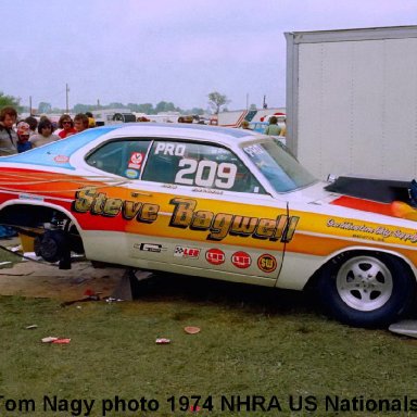 Steve Bagwell 1974 NHRA US Nationals