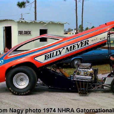 Billy Meyer 1974 NHRA Gatornationals