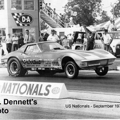 1970 US Nationals, Dennett Bros. PSYCHO