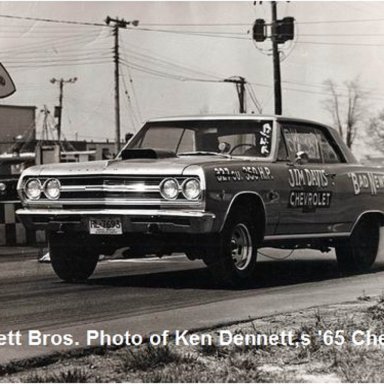 1965, Detroit Dragway 1965 Chevette "Bad News'' with the 427ci