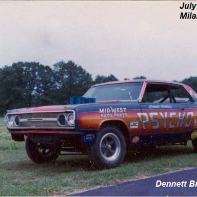 In 1968 at Milan Dragway, Michigan