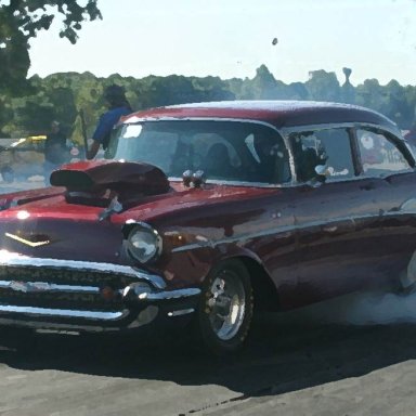 Novak Racing 1957 Chevy Painting