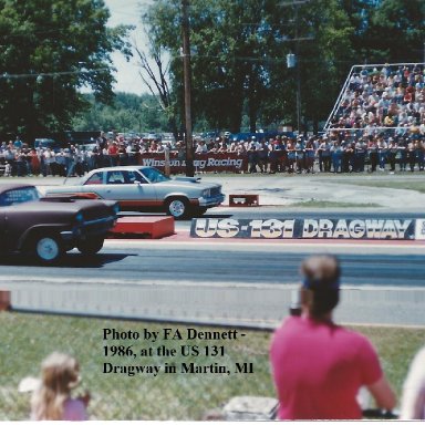 1986, at the US 131 Dragway in Michigan