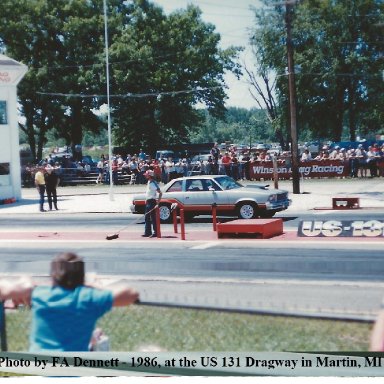 1986, at the US 131 Dragway in Michigan