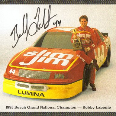 #44 Bobby Labonte Slim Jim