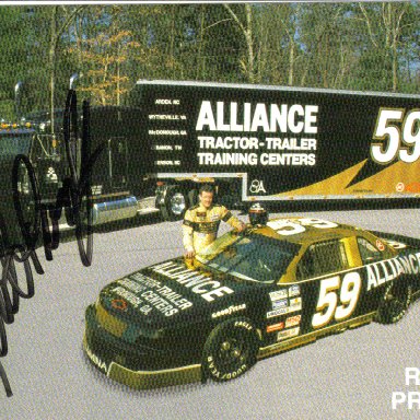 #59 Robert Pressley Alliance Trucking