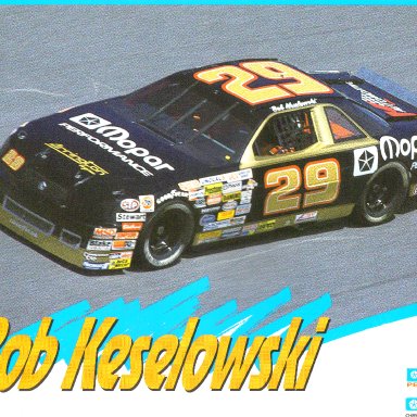 #29 Bob Keselowski Mopar Parts ARCA