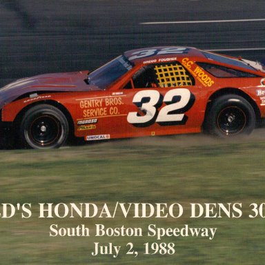 1988 #32 Gregg Foushee Street Stock Division Dodge Daytona