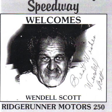 Franklin County Speedway Rocky Mount Va. Wendell Scott