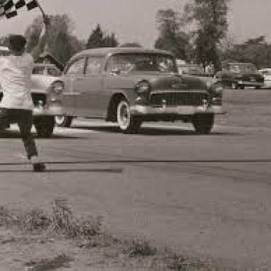 Ronnie Bohn Finish Line Flagman