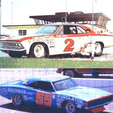Bobby Allison #2 & Tiny Lund #55