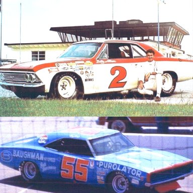 Bobby Allison #2 & Tiny Lund #55