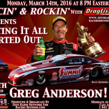 Greg Anderson - Mar 14, 2016