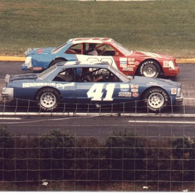Jack Bland(41) and looks to be Kenny Burks(02) to his inside