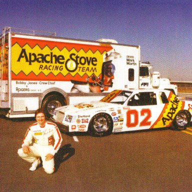 Mark Martin 1982 #02 Apache Stove Buick