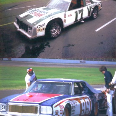 #17 Darrell Waltrip & #99 Dick Trickle